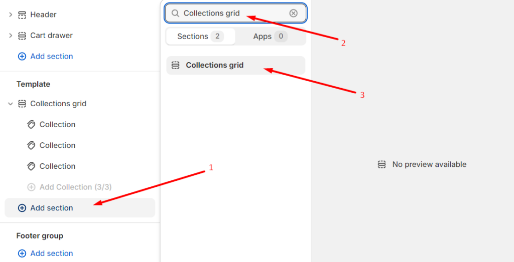 collections grid