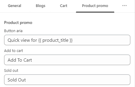 product promo additional info