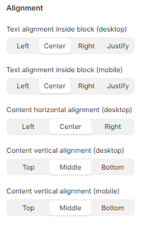 slideshow-alignment-settings