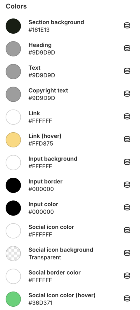 colors