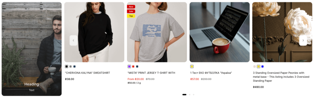 featured products 4 per row