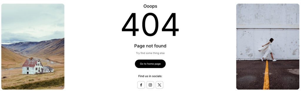 404 page