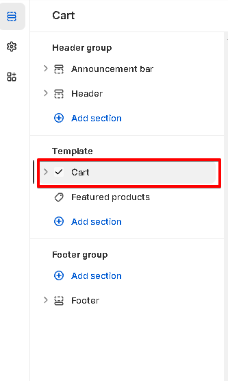 adding cart