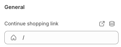 account template settings