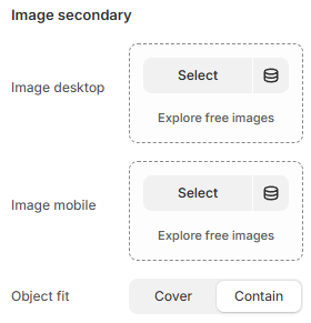 Banner two columns image secondary
