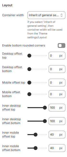 Blog posts layout