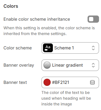 Collection colors