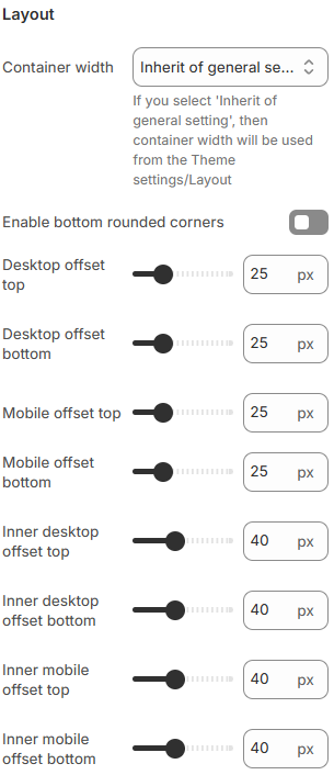 Featured collection layout