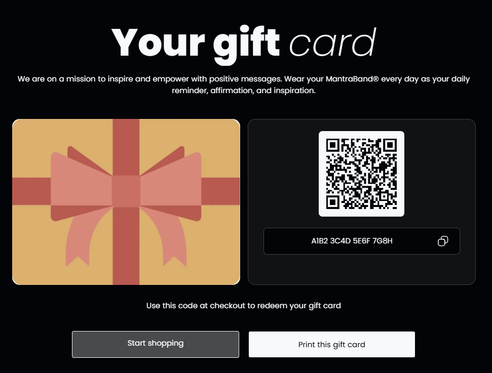 Gift card