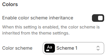 Gift card colors