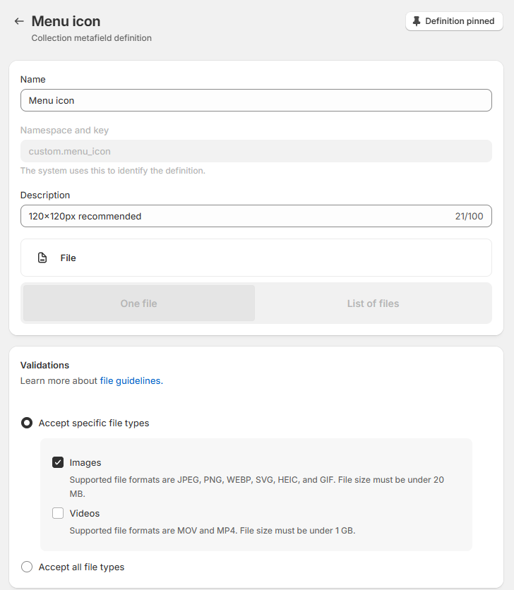 header burger menu icon settings
