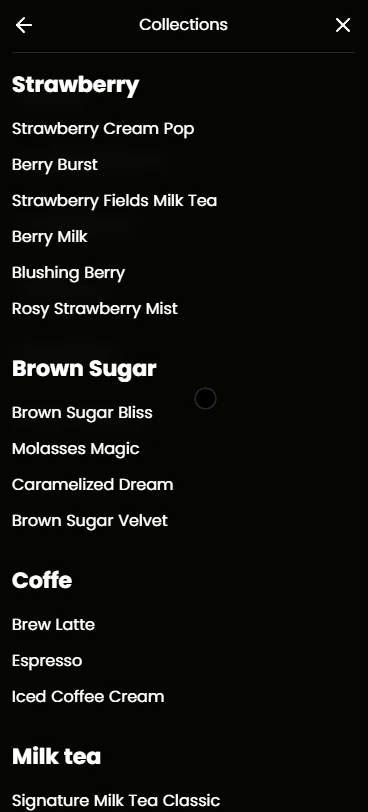 header mega menu mobile