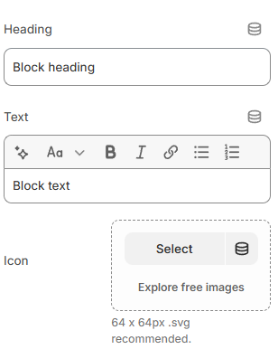 Image with text block
