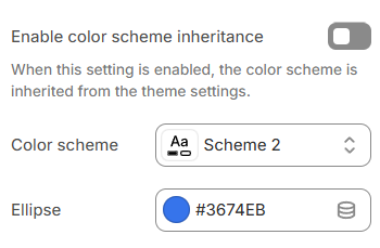 Image with text colors
