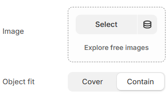 Image with text image settings