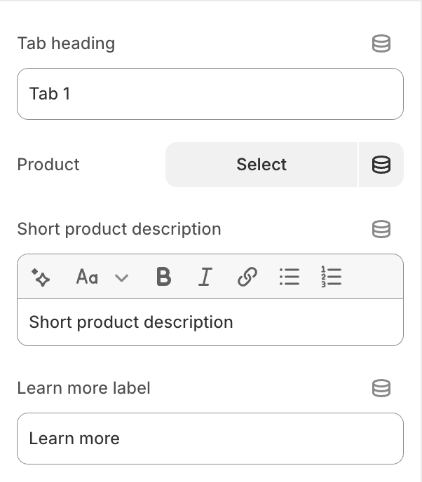 Limited edition block settings