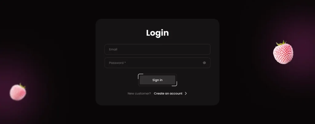 Login template 1
