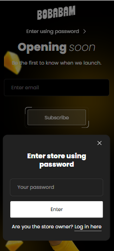 Password Page