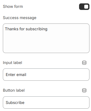Password content form