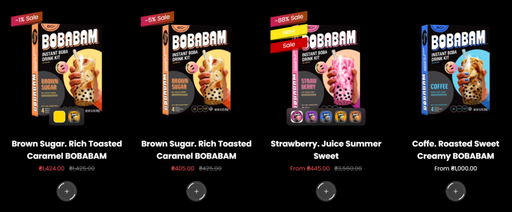 product labels example