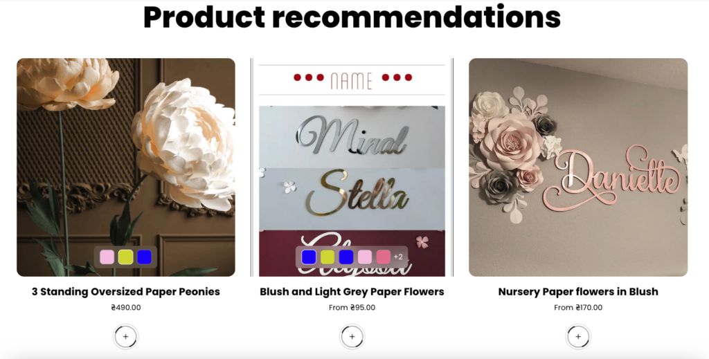 Product recommendations
