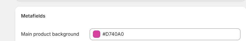 Product template metafield 2