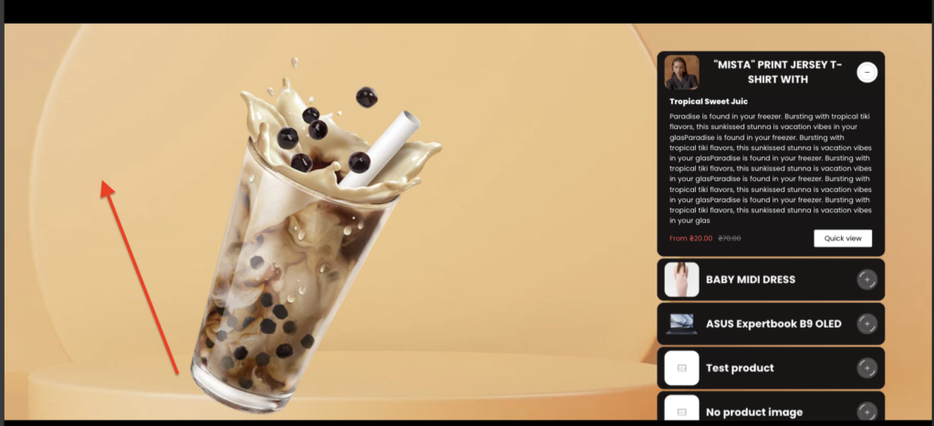 Promo products background image