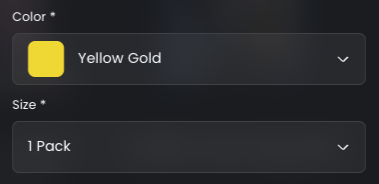 Quick view dropdown
