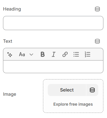 Scrolling text block