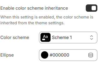 Scrolling text colors