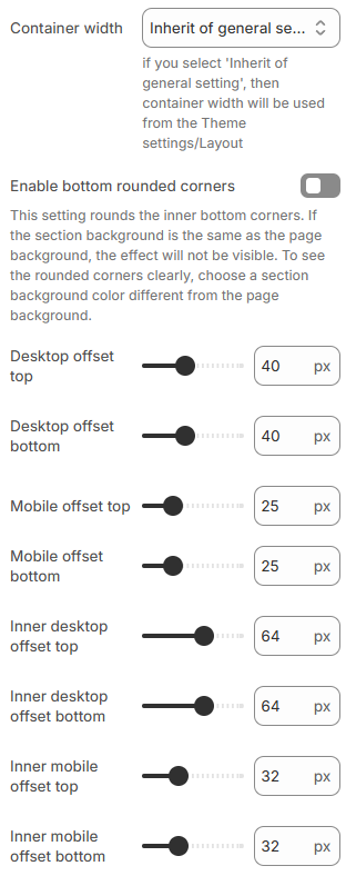 Scrolling text layout