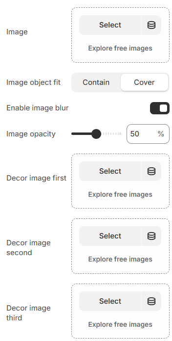 Scrolling text settings