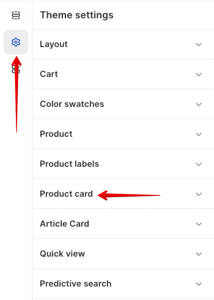 prod card