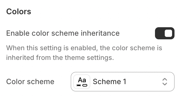 color
