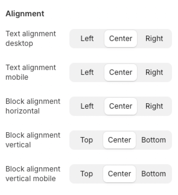 alignment