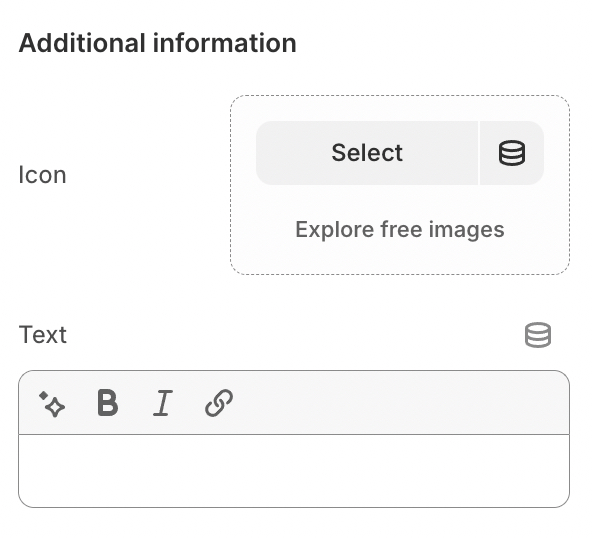 additional info