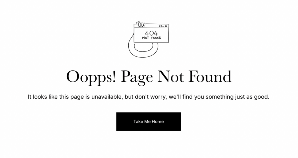 error page