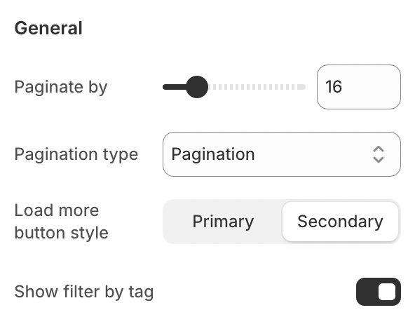 general setting