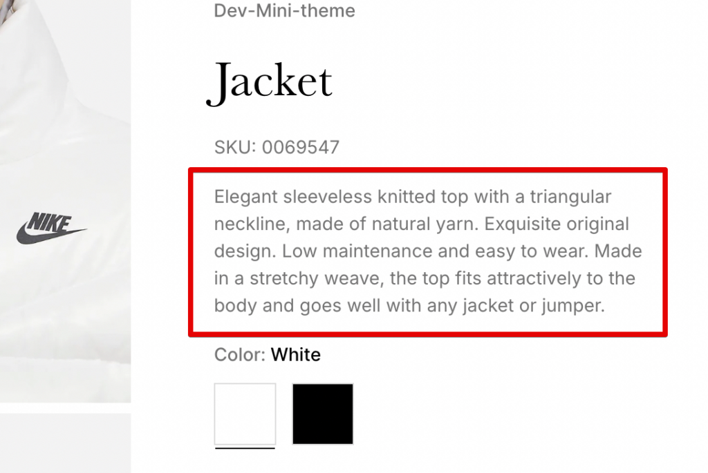 description
