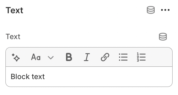 text