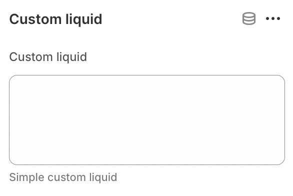 settings cust liq