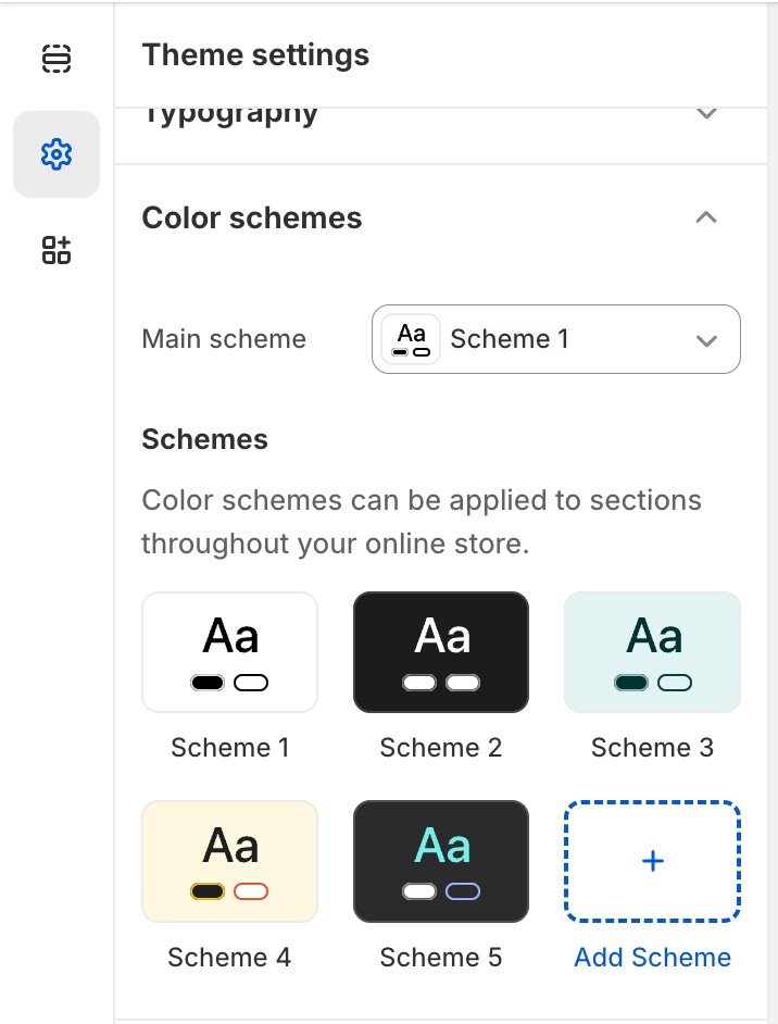 color schemes