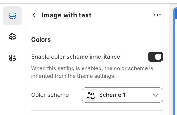 additional settings