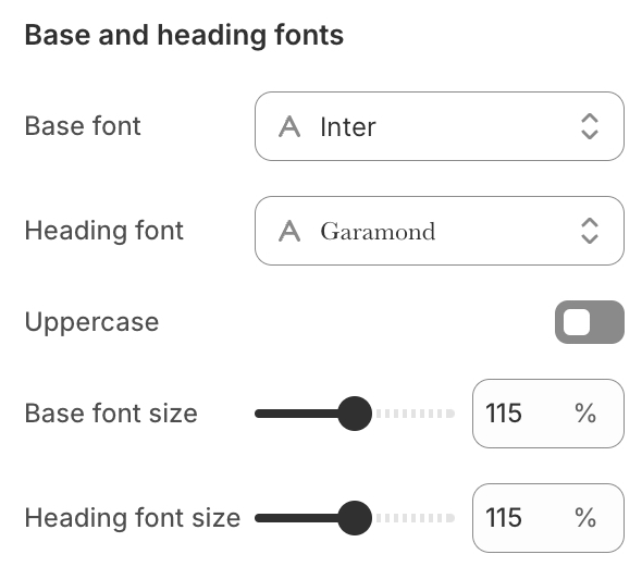 fonts