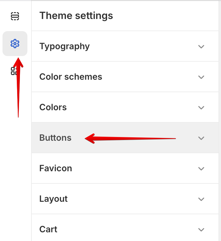 buttons setting