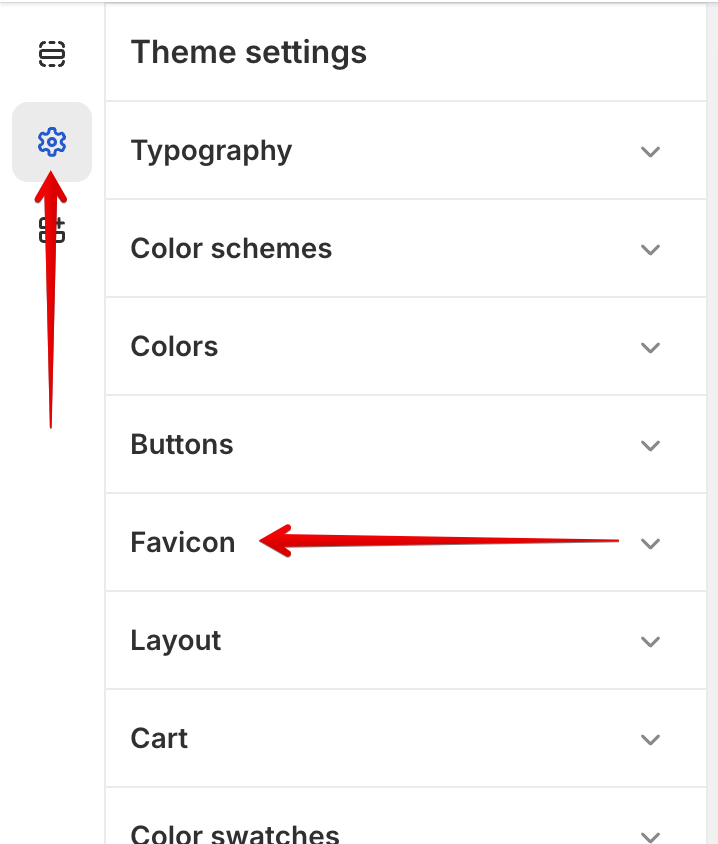 favicon setting