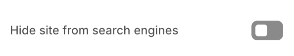 seo setting
