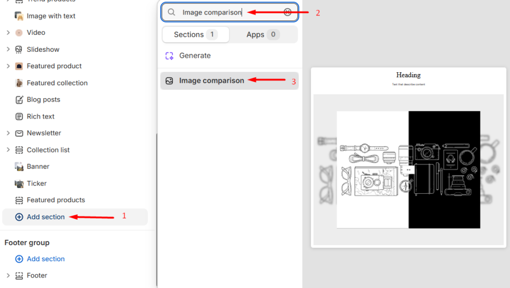 adding image comparison