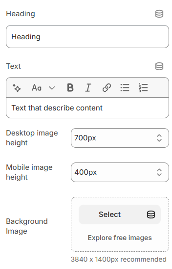 image comp settings