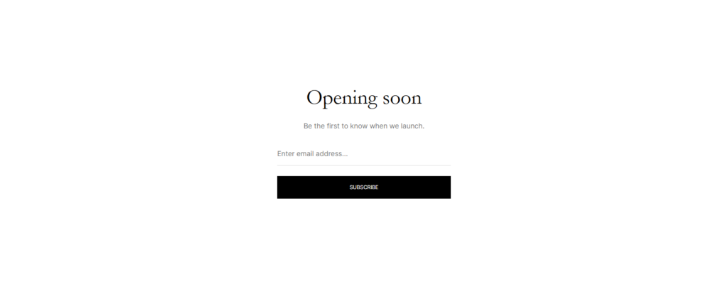password page content